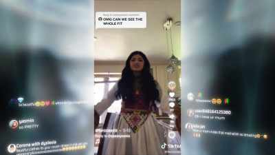 And it was just me dancing
with my Afghan clothes on. - TikTok, Boom.