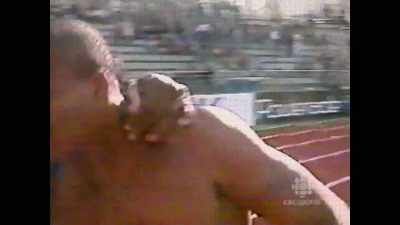 And it is official,
a world record for Tim Montgomery. - Untold: Hall of Shame