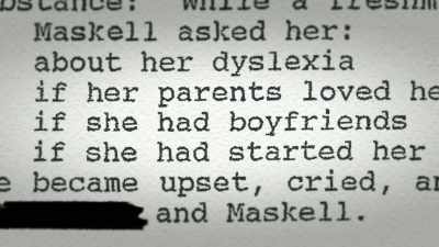 And if it wasn't crazy,
then this horrible thing happened to me. - The Keepers