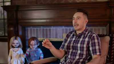 And when it's a practical
thing that looks real, - Living with Chucky