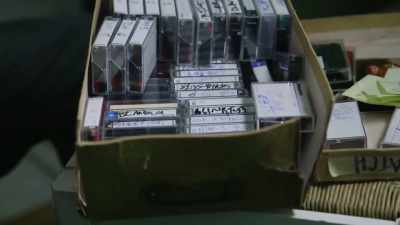 And it's about 40 or so tapes
in here, - Butterfly Kisses