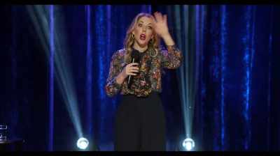And it's an old 
gothic church conversion in England. - Katherine Ryan: Glitter Room