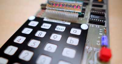 And it's based around this chip here, - The Rubber-Keyed Wonder