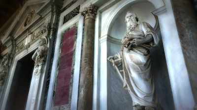 And it's quoted then, "but you see, Paul, - Creating Christ