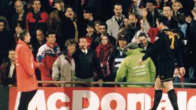 And it's obvious he's saying
something confrontational. - Fever Pitch: The Rise of the Premier League