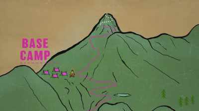 And it's only about
100 feet left to go, - Snowflake Mountain
