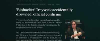 And it's out there that
he had used ketamine - Citizen Bio