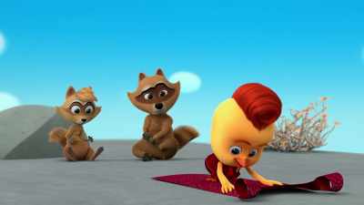 And it's super-stretchy, - The Chicken Squad