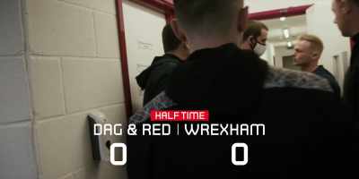 And it's the Daggers nil,
Wrexham nil. - Welcome to Wrexham