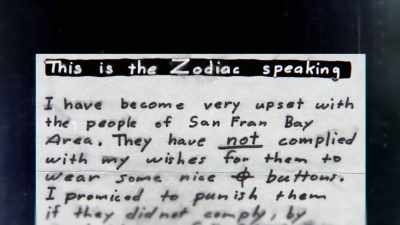 And it's these 28 - Myth of the Zodiac Killer