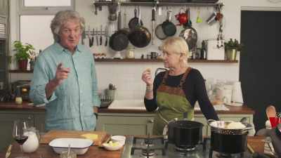And it's vegetarian, remember, - James May: Oh Cook!
