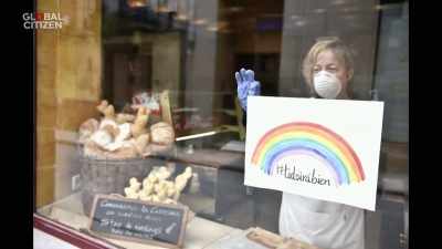 AND I'VE ALSO REALLY BEEN LOVING
SEEING EVERYONE'S RAINBOW IN - One World: Together at Home
