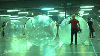 And just after a while, you're
not seeing people's mouths. - The Flaming Lips Space Bubble Film