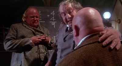 And you just left them there, Bruner? - The Adventure of Sherlock Holmes' Smarter Brother
