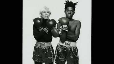 And just like this photograph,
it was both competition and camaraderie. - The Andy Warhol Diaries