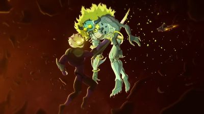 And just like that, Bolo falls. - Final Space