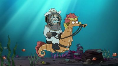 And just like that,
Rupert sank forever - Family Guy