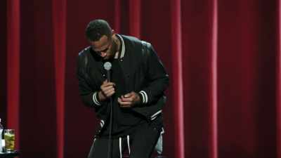 And you just rock back and forth, he goes,
'You know why I pulled you over?' - Marlon Wayans: Woke-ish