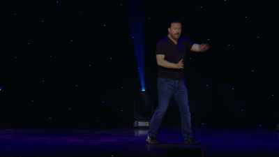 And he just walked us past the queue - Ricky Gervais: Humanity