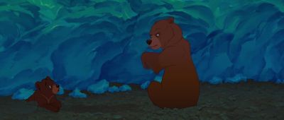 And keep all that cuddly bear stuff to a minimum okay kid - Brother Bear