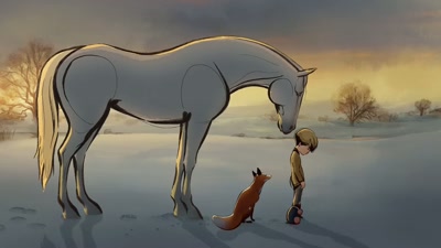 And you know how boys are, you know,
friends are, you just share - The Boy, the Mole, the Fox and the Horse