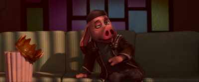 And, you know,
maybe if I close my eyes, - Hitpig!