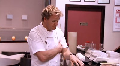 And later before Billy steps up: - Kitchen Nightmares
