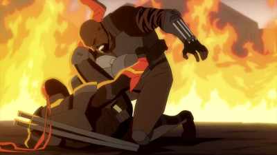 And let me wipe out
his competition. - Deathstroke: Knights & Dragons - The Movie