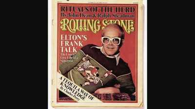 And let's not forget that
Elton John came under fire back - Six Degrees with Mike Rowe
