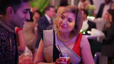 And like after
the engagement ceremony, - Family Karma