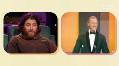 And he like turns around,
and then he sees it, - Super Maximum Retro Show