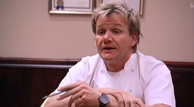 And Lisa, if it sounds crap,
open up and say it. - Kitchen Nightmares