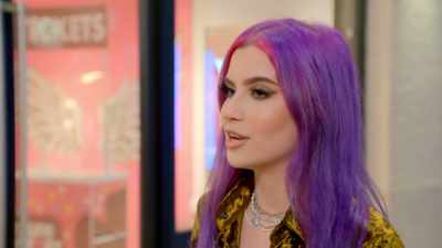 And her look is completely pink, - Glow Up: Britain's Next Make-Up Star