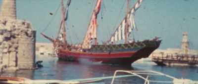 And we looked,
and the pirate ship here - The Ghost of Peter Sellers