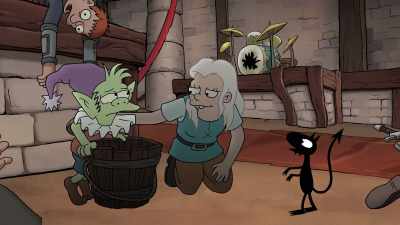 "And they looked into each other's eyes,
and the question arose. - Disenchantment