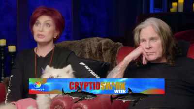 And this looks like a
friendly mutant shark. - The Osbournes Want to Believe