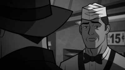 And [loudly] would you turn
that damn jukebox off? - Justice League: Warworld