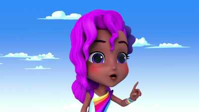 And you made the bandage violet!
Splendiferous! - Rainbow Rangers