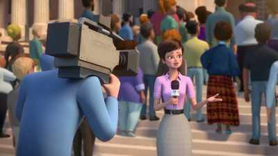 And while many changes
are afoot in Metro City, - Megamind vs. the Doom Syndicate