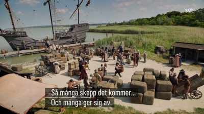 - And so many ships going.
- Always bringing more people. - Jamestown