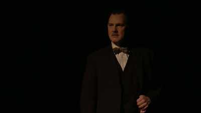 And maybe we'll never know. Boo hoo. Another pint, lad? - National Theatre Live: Hangmen