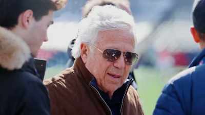 And he meets Bob Kraft, the owner - Becoming the G.O.A.T.: The Tom Brady Story