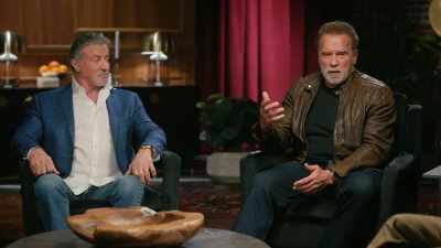 And it must come from somewhere - Arnold & Sly: Rivals, Friends, Icons