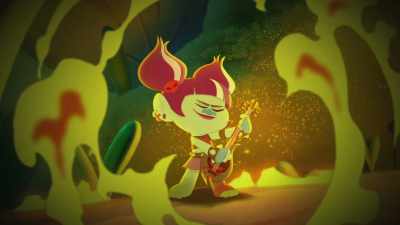 ‐And her name is...
‐[electric guitar plays] - Trolls: TrollsTopia