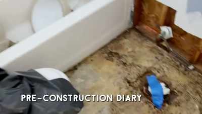 And Nathan started
to take apart the bathroom - Help! I Wrecked My House