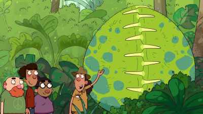 - And next, we have a giant
venus fly trap, - It's Pony