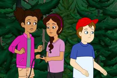 And next thing you know,
that wheel turning becomes electricity! - The Magic School Bus Rides Again