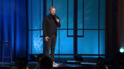And Nic just goes,
"Hey, you think that's a wolf?" - Nate Bargatze: The Greatest Average American