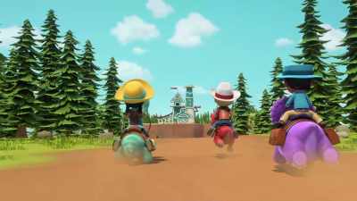 And nothin’ was gonna
distract them from that. - Dino Ranch
