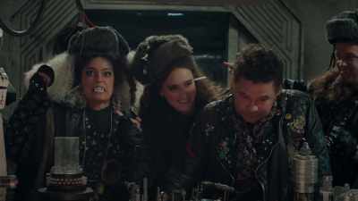 And now we are protected
by our Holy Poppadom, - Red Dwarf: The Promised Land